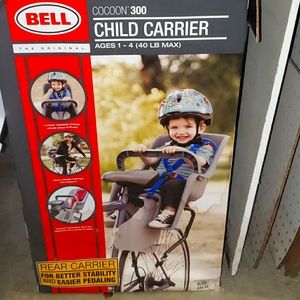 Bell Rear carrier kids seat for adult bicycle.